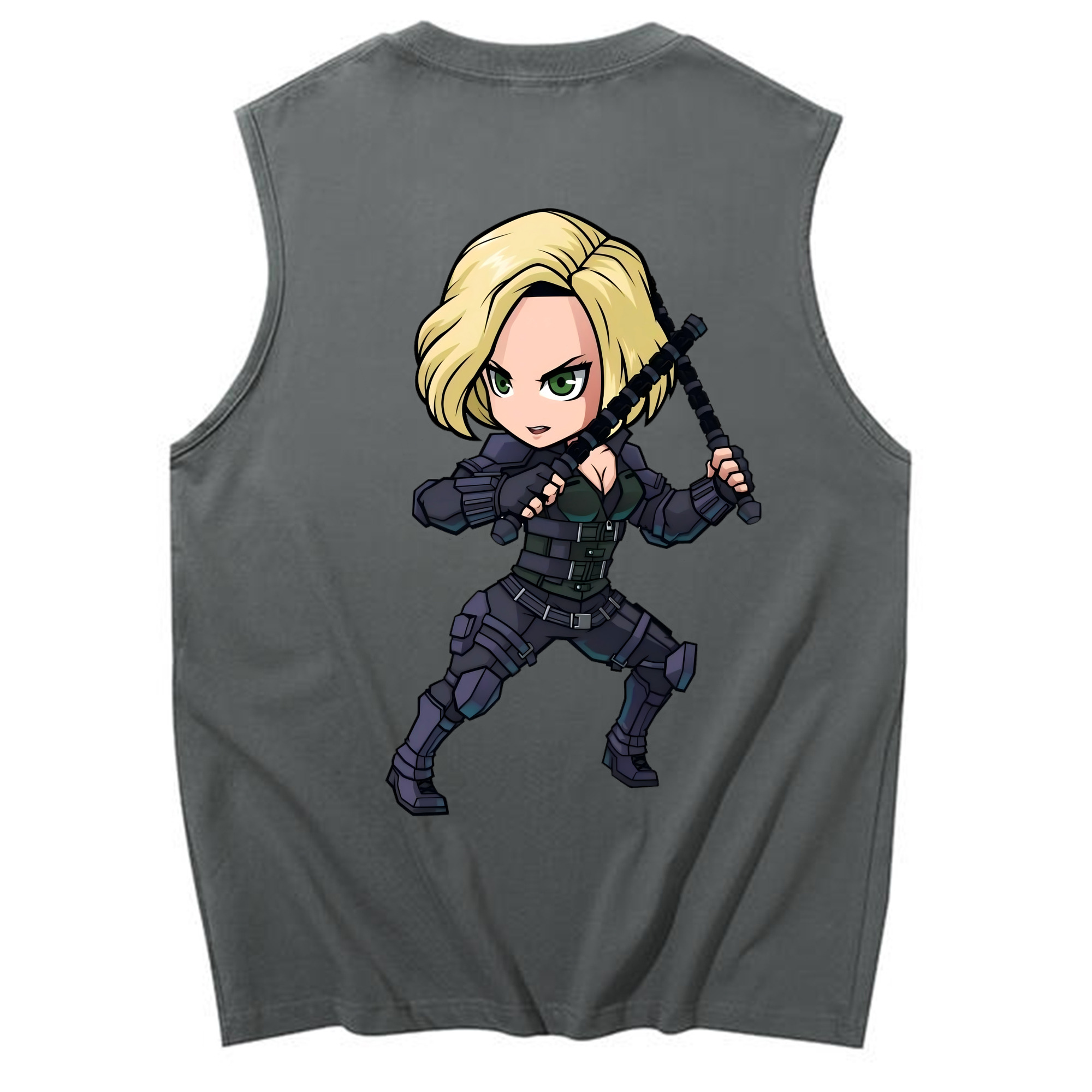 （画像用） アベンジャーズ The Avengers コットン100％タンクトップ（背面プリント）